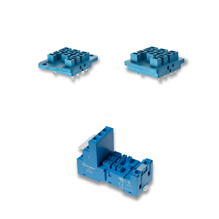 SERIE 92 - Bases para relés serie 62