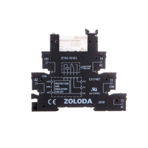 Interface electromecánica 6,2 mm tornillo 1 cont. inv. entrada: 24 VCA/VCC salida: 250 Volt 1×6 A, relé 24 VCC