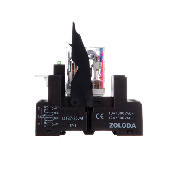 Interface electromecánica 27 mm tornillo 4 cont. inv. salida de 250 Volt 4×5 A